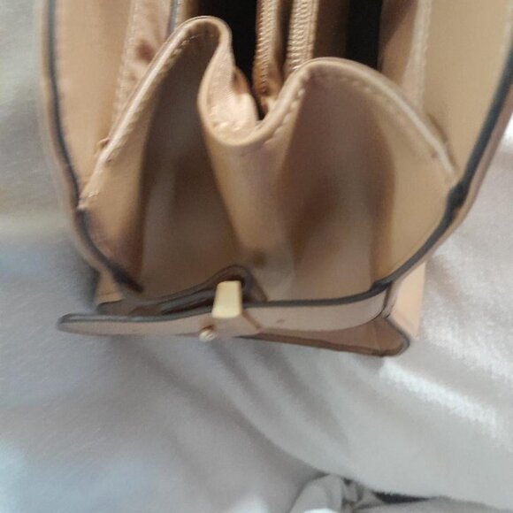 Time & Tru Maxwell Satchel, Mocha Splash - Picture 6 of 7